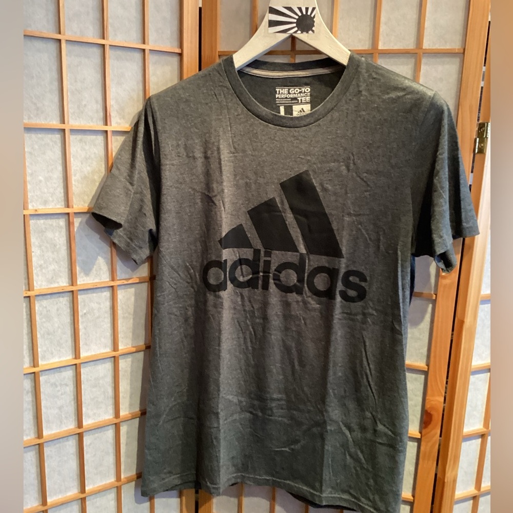 Adidas The Go-To Performance Tee Climalite Logo Tee Men's Size Large